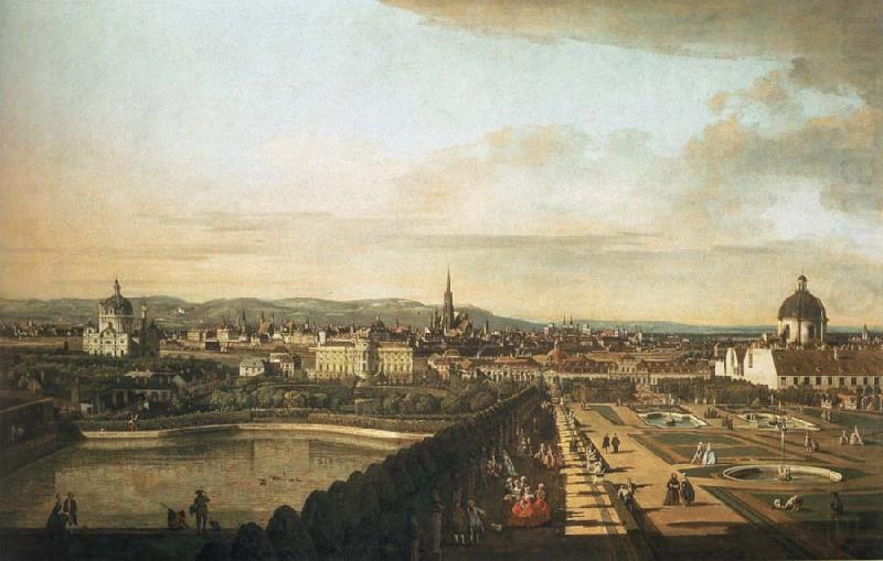 Vienna,Seen from the Belvedere Palace, Bernardo Bellotto